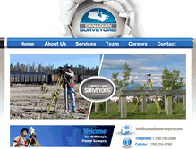 Tablet Screenshot of canadiansurveyors.com